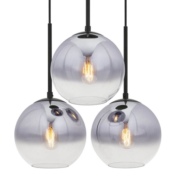 Forte Lighting Callisto - 3 Light Pendant in Transitional Style-16.25 Inches