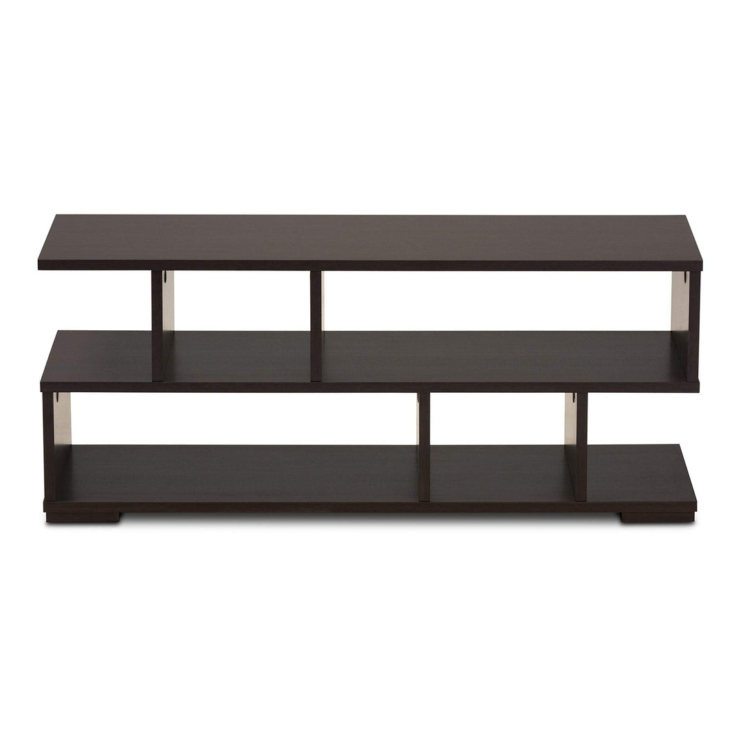 Tv Stand Brown Modern Contemporary Wood Espresso Finish - Diamond Home USA