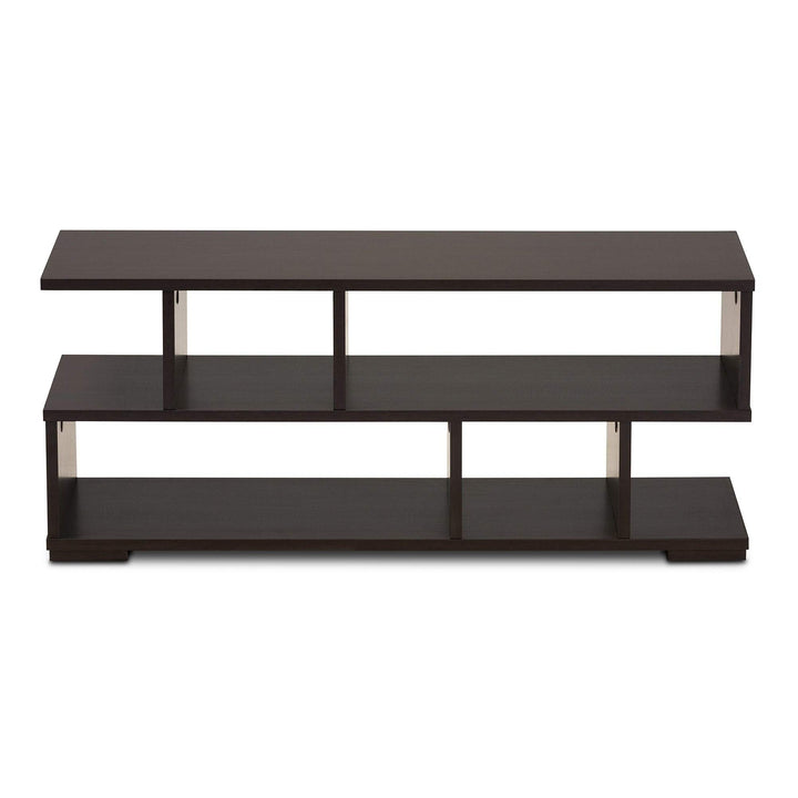 Tv Stand Brown Modern Contemporary Wood Espresso Finish - Diamond Home USA