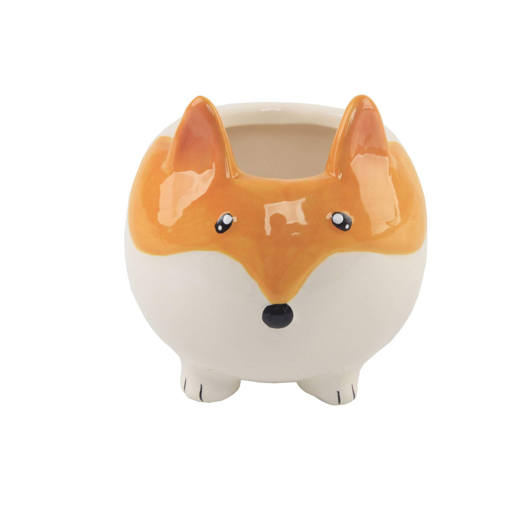 Flora Bunda Set of 2 Cute Animal Novelty Succulent Planter 5 Inch and 3.5 Inch - Diamond Home USA