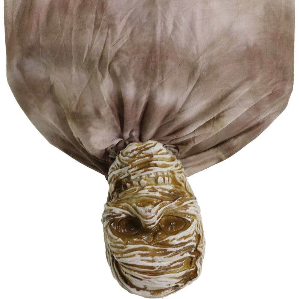 Haunted Hill Farm Upside-Down Shaking Mummy Halloween Animatronic with Sounds - Diamond Home USA