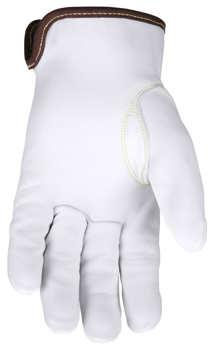 MCR Safety Gloves 3611DTXL Premium Goatskin Leather Work Gloves lined with - Diamond Home USA
