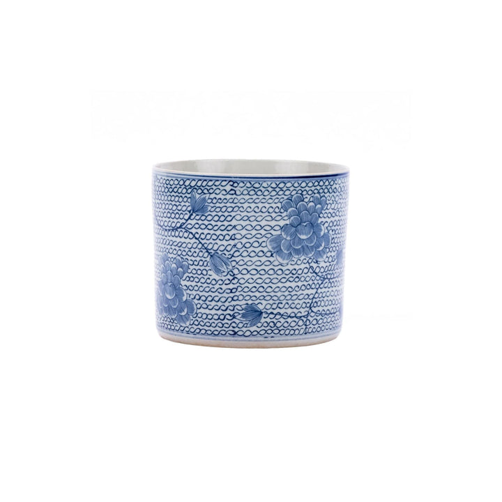 Blue White Chain Orchid Pot Porcelain