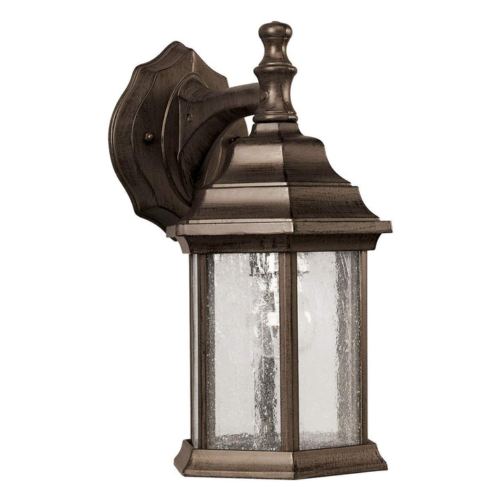 Forte 1725-01-18 One Light Outdoor Lantern Bronze