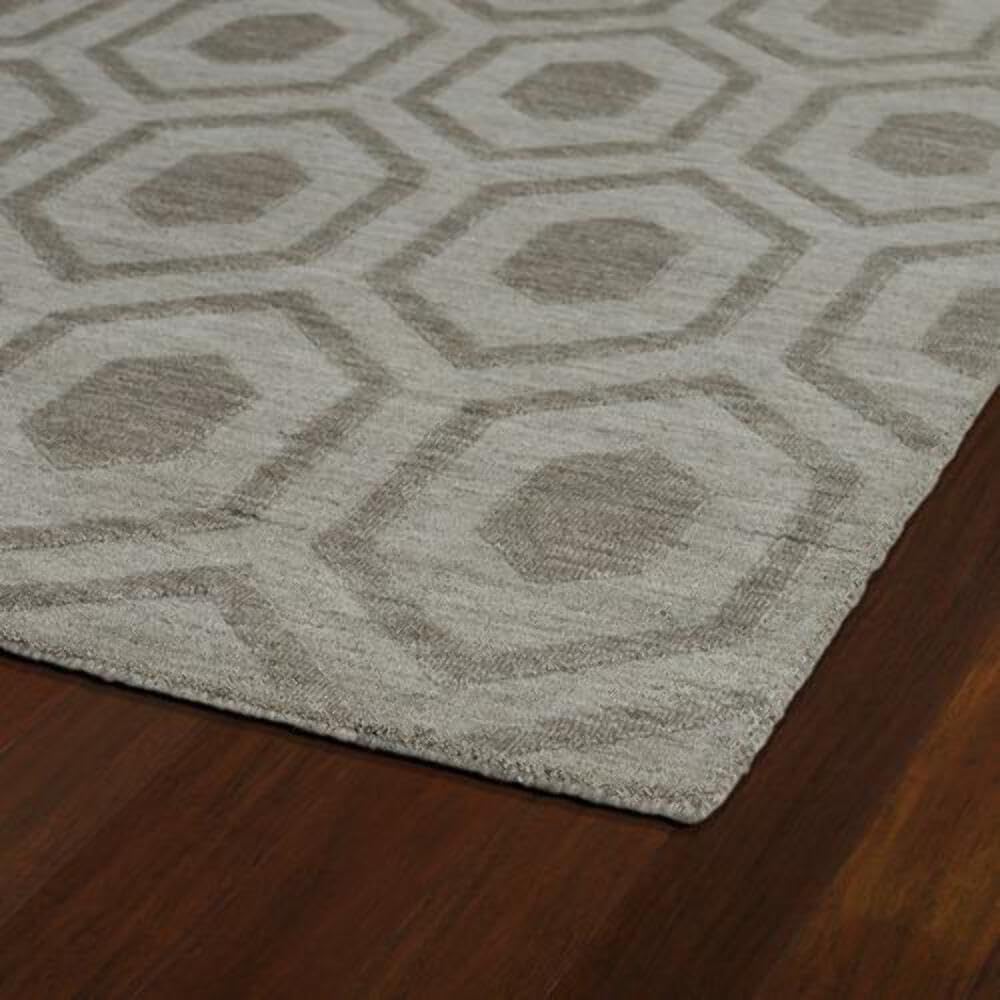 Kaleen Rugs Imprints Modern Hand-Tufted Area Rug Light Brown 3' 6" x 5' 6" - Diamond Home USA