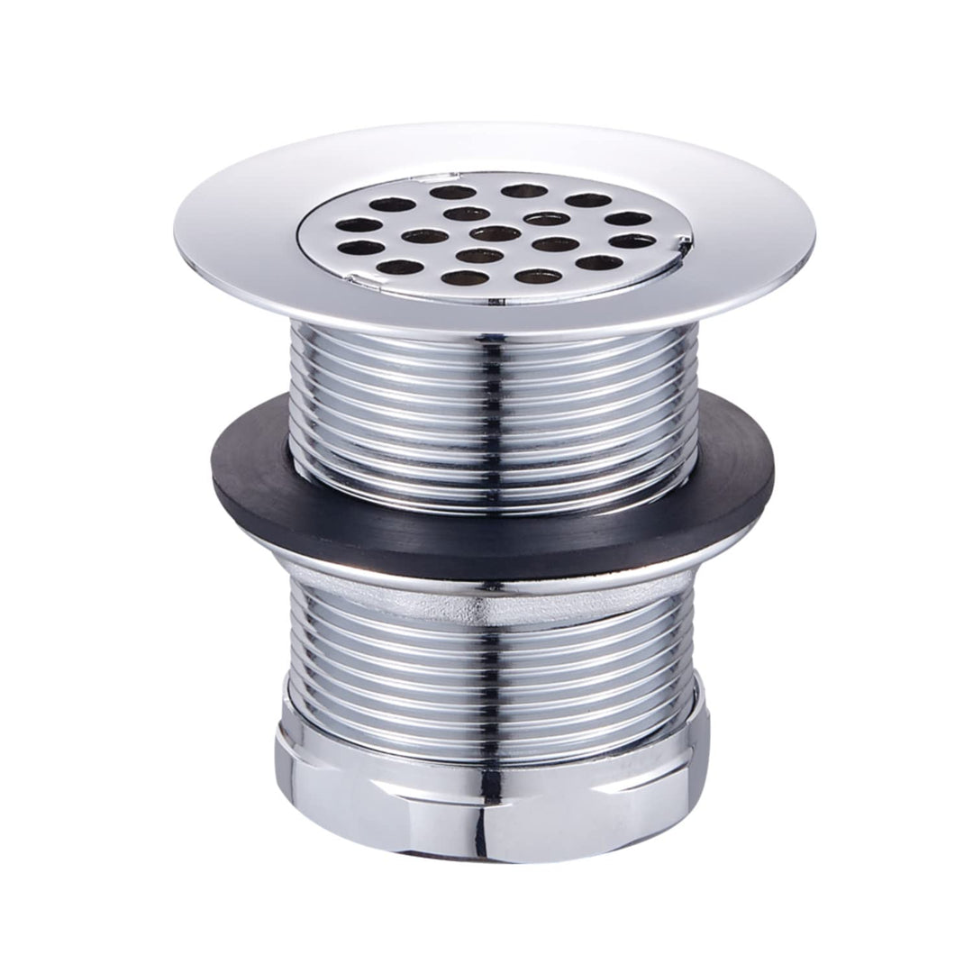 Kingston Brass KBU1001 Seattle 2-Inch Brass Grid Bar/Utility Sink Drain Polished Polished Chrome