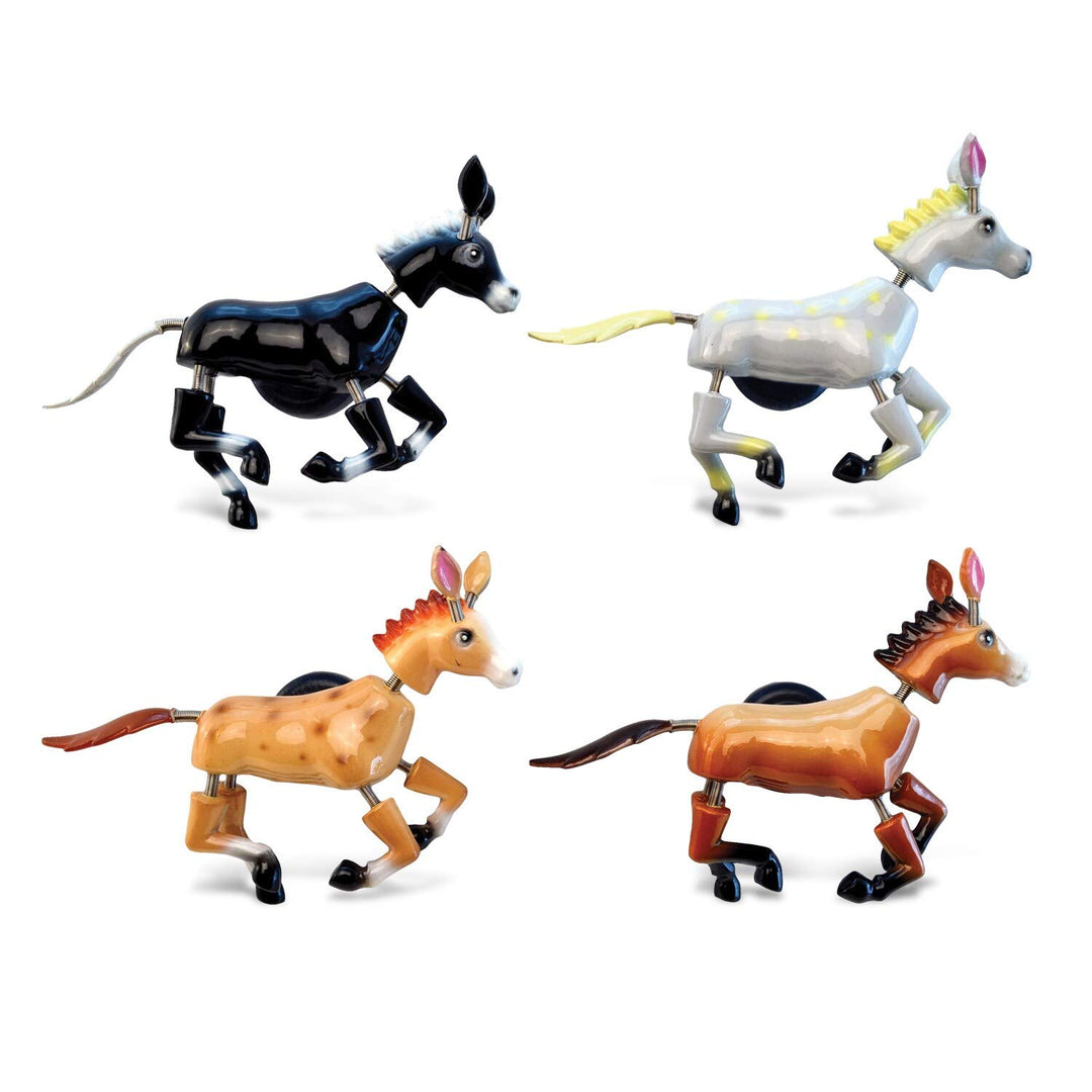 Multioclor Plastic Horse Bobble Magnets Multi Color Novelty