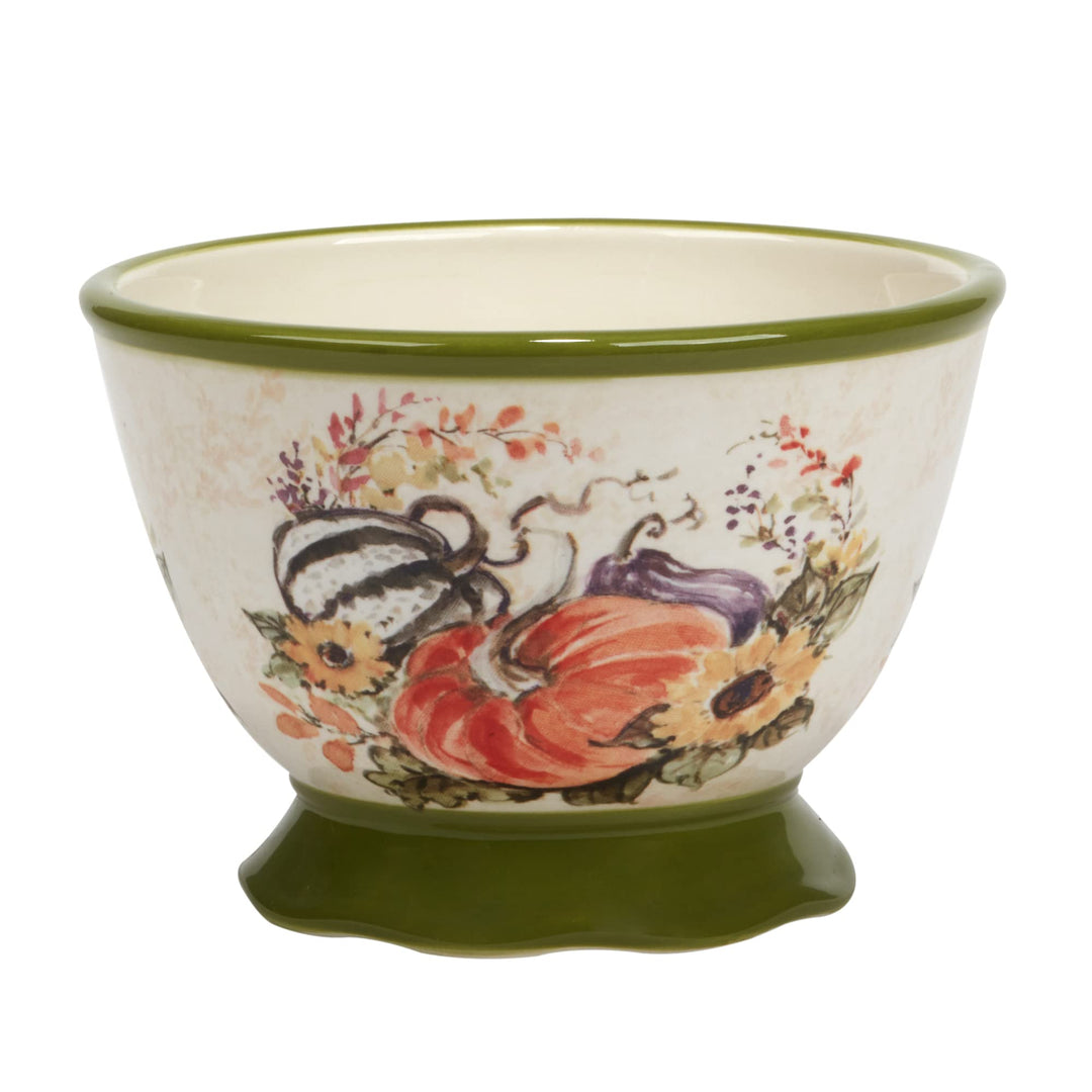 Certified International Harvest Morning Ice Cream/Dessert Bowls Set of 4 - Diamond Home USA