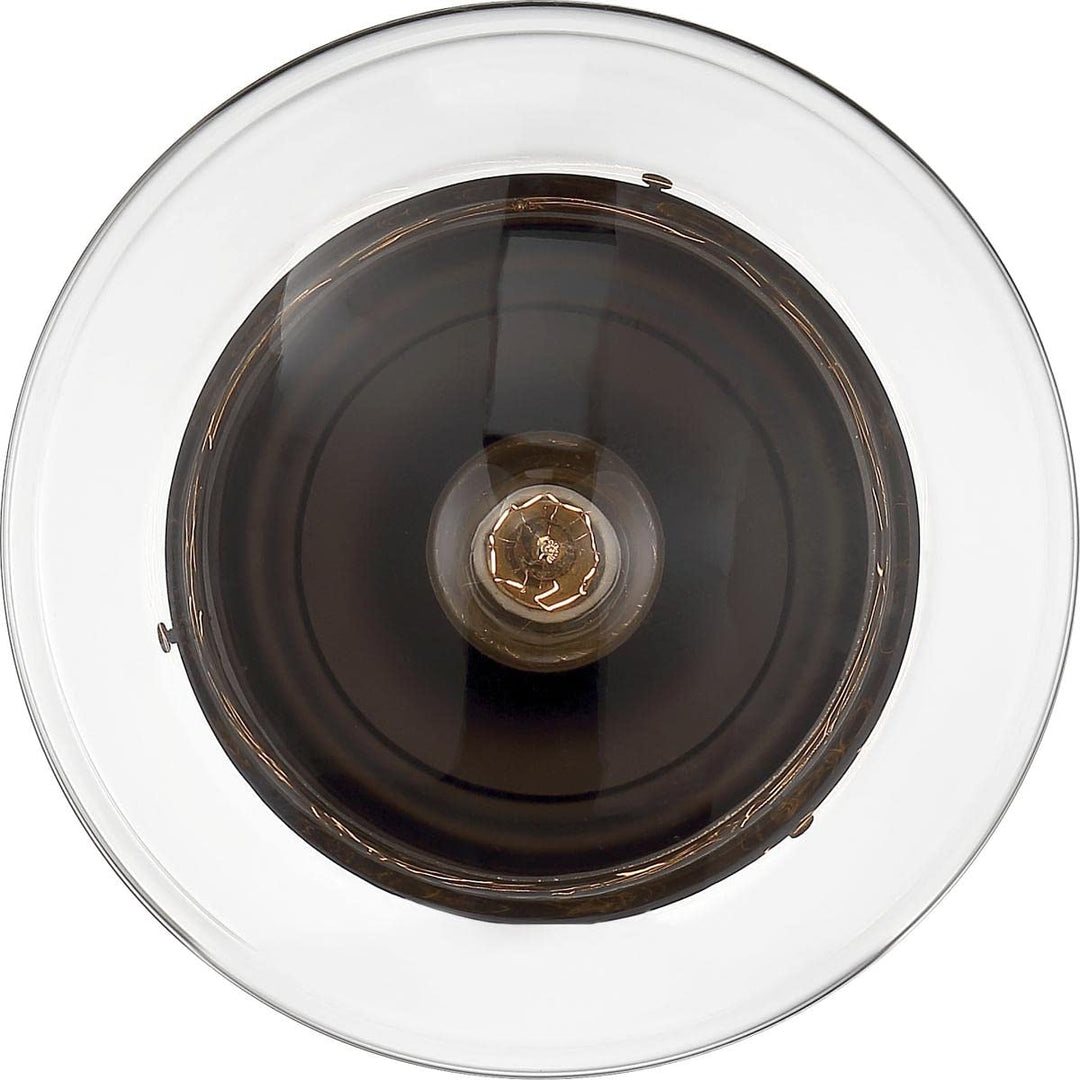 Nuvo Lighting 45923667794 One Light Semi Flush Mount Matte Black - Diamond Home USA