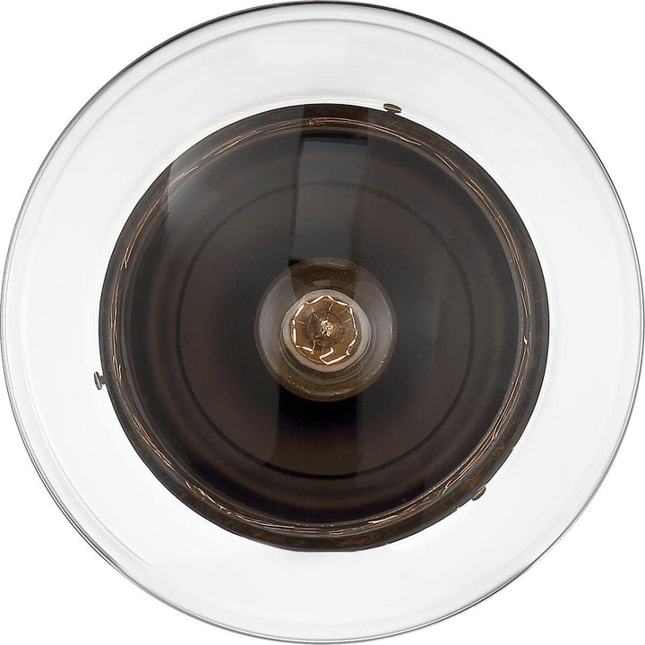 Nuvo Lighting 45923667794 One Light Semi Flush Mount Matte Black - Diamond Home USA