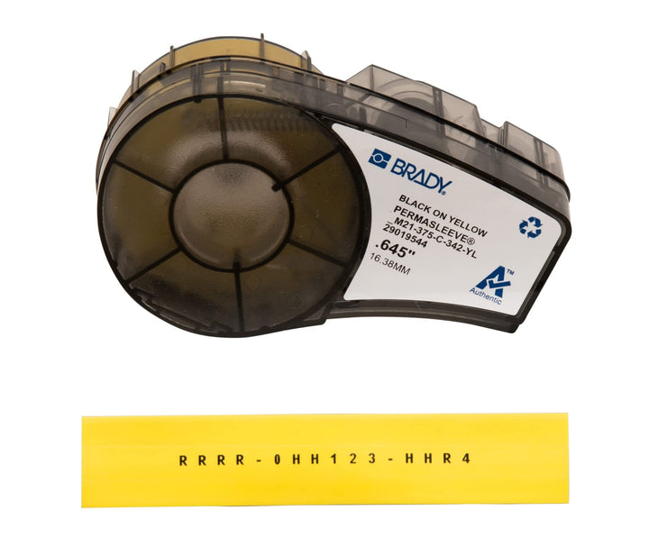 Brady Authentic (M21-375-C-342-YL) PermaSleeve Heat Shrink Tubing for Control