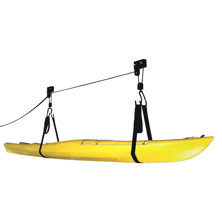 RAD Sportz Kayak Hoist Quality Garage Storage Canoe Lift with 125 lb Capacity - Diamond Home USA