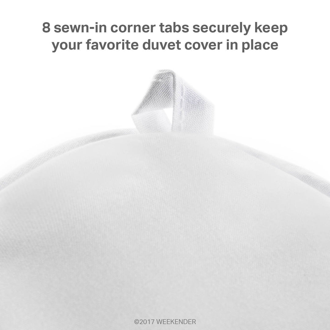 WEEKENDER Comforter Duvet Insert Full White Quilted Down Alternative All - Diamond Home USA