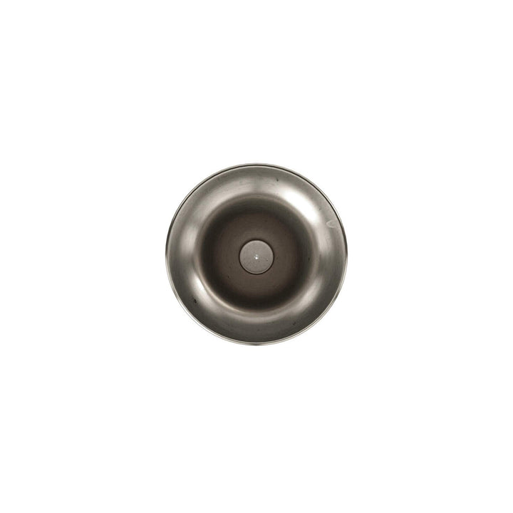 Oversized Flared Silver Vase Large Modern Contemporary - Diamond Home USA