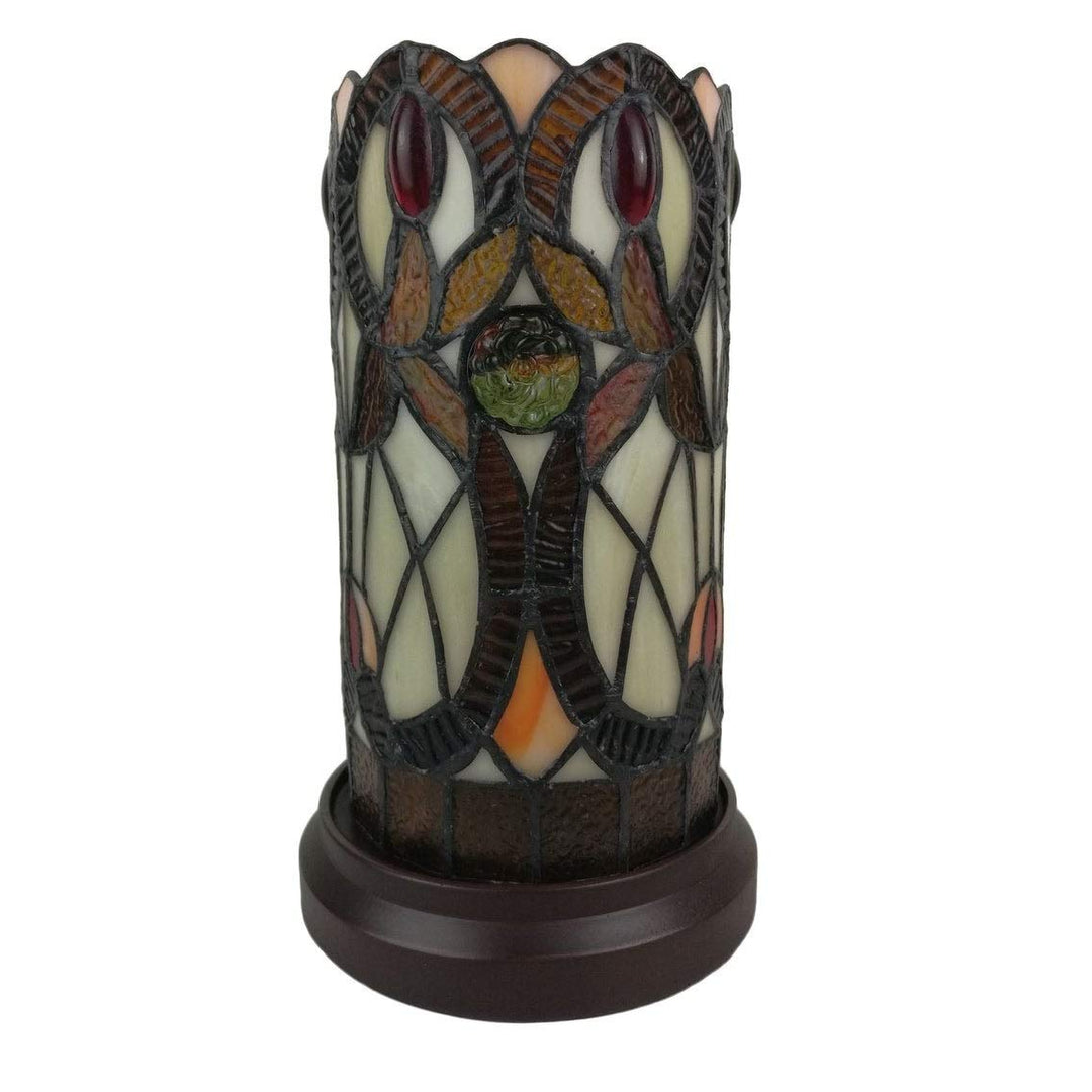 Tiffany Style Table Lamp Floral Stained Glass Bedside Night Stand 10. Tall