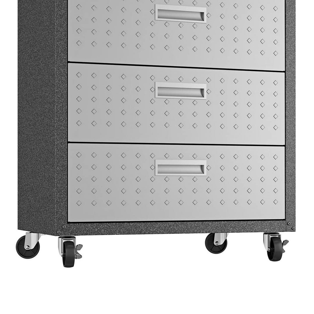 Manhattan Comfort Fortress 31.5" Mobile Garage Chest with Drawers - Diamond Home USA