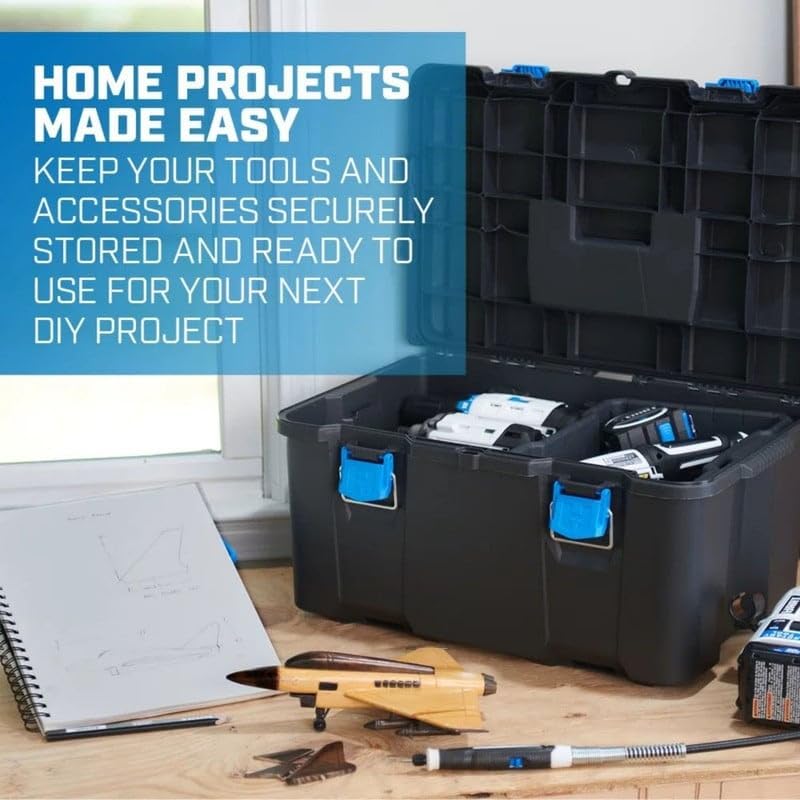 Stack System 21 Inch Tool Box Black - Diamond Home USA