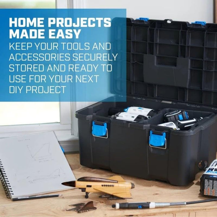 Stack System 21 Inch Tool Box Black - Diamond Home USA