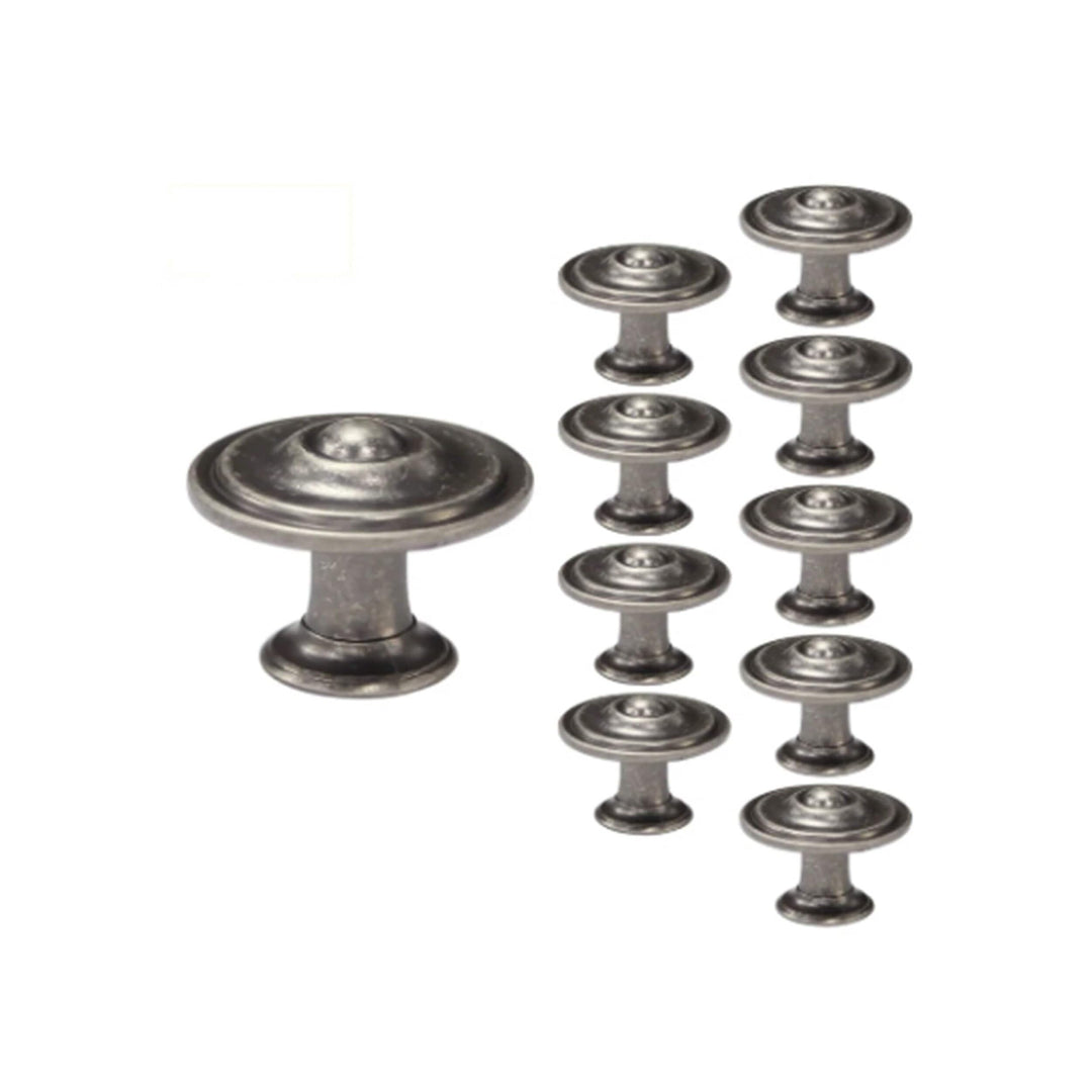 10pcs Vintage Look Drawer Knobs Dresser Knob Cabinet Hardware Rustic Kitchen Pack-10