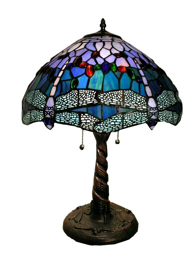 Serena D'italia Tiffany Style Dragonfly Table Lamp