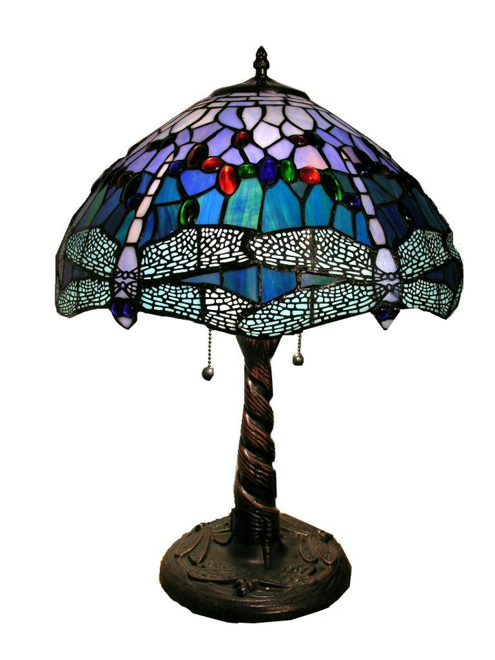 Serena D'italia Tiffany Style Dragonfly Table Lamp