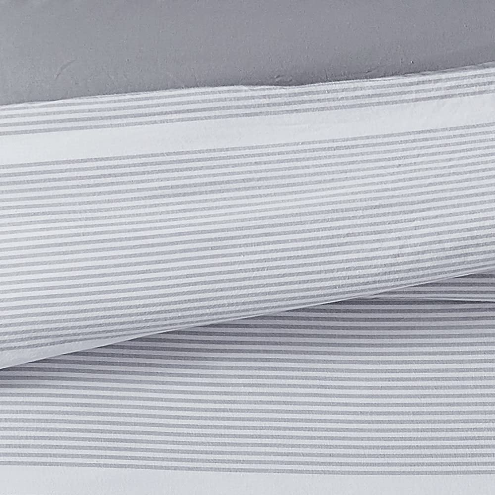 Brooklyn Loom - 3-Piece Full/Queen Duvet Cover and Sham Set - Niari Yarn Dye - Diamond Home USA