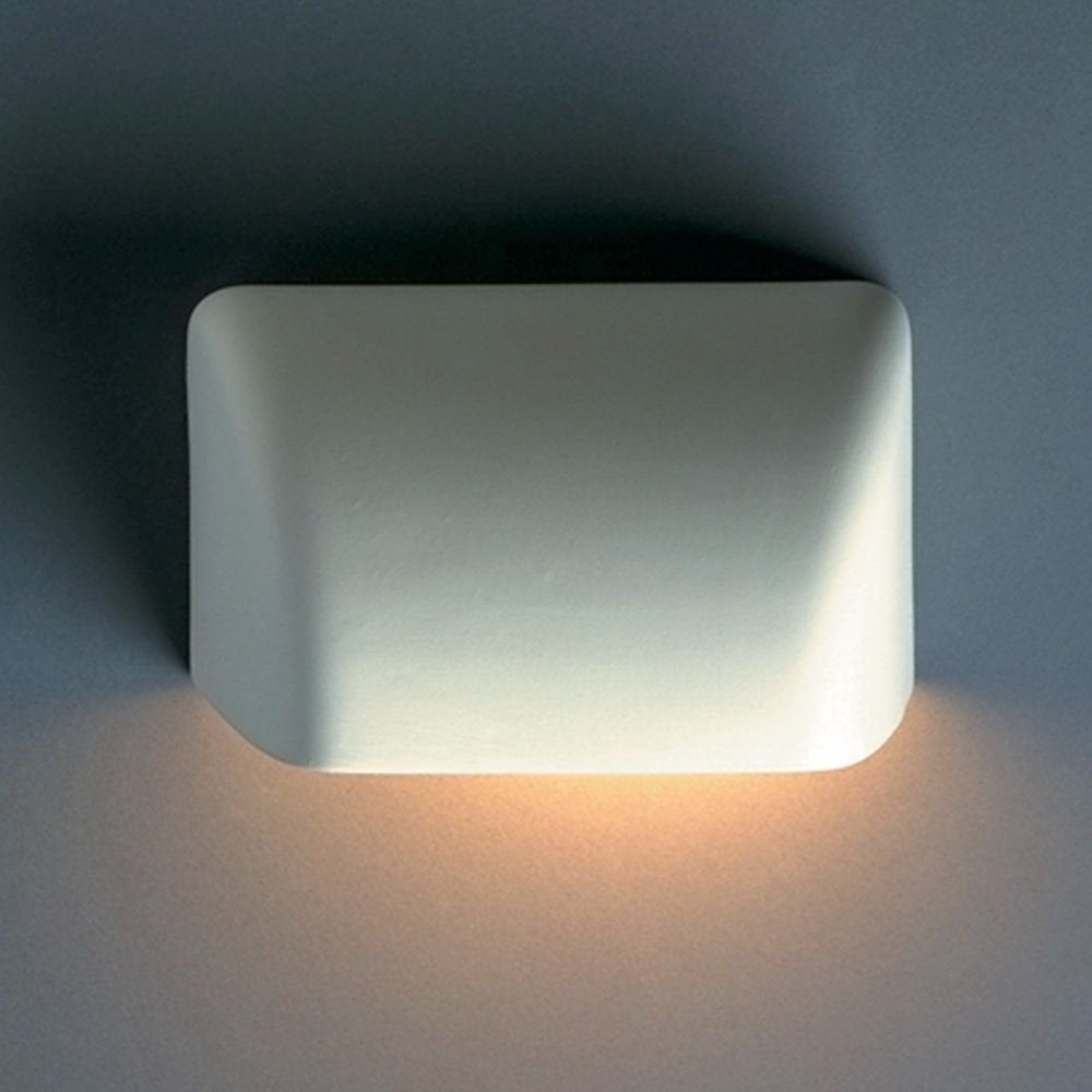 Justice Design Group Ambiance Collection 1-Light Wall Sconce - Bisque Finish