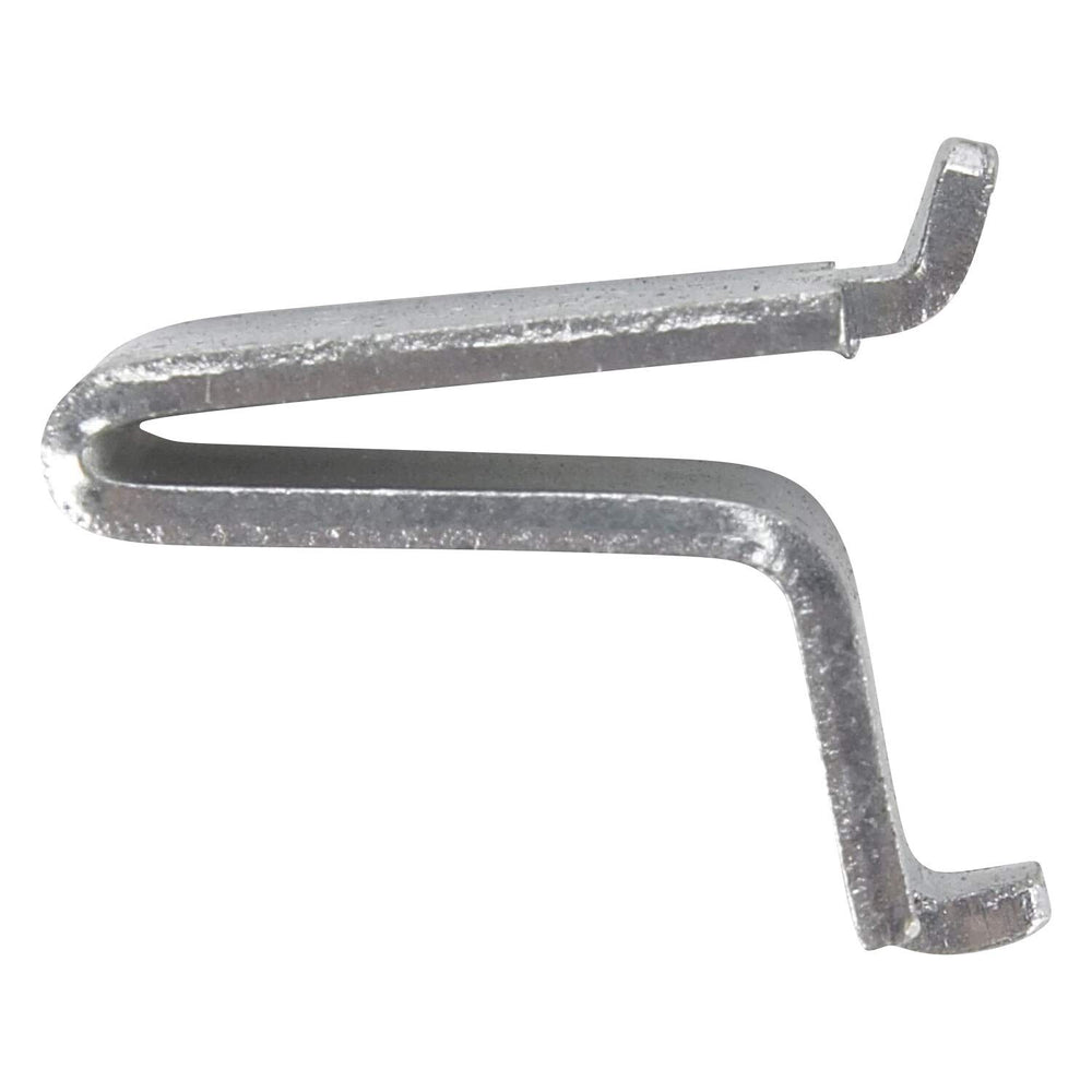 Adjustable Steel Pilaster Shelf Support Clip Zinc (Pack of 20) Grey Metal Silver - Diamond Home USA