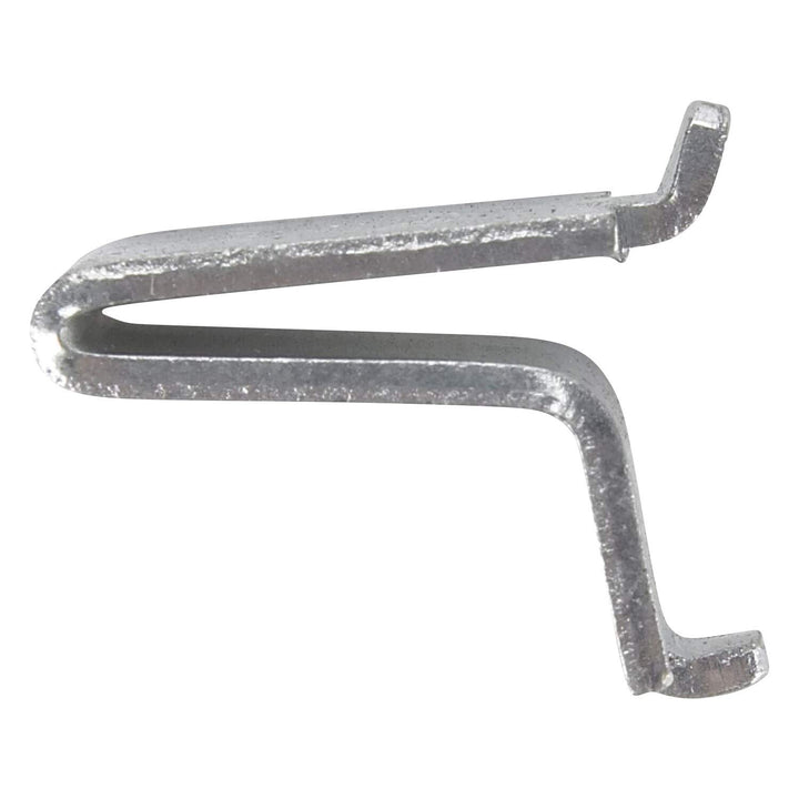 Adjustable Steel Pilaster Shelf Support Clip Zinc (Pack of 20) Grey Metal Silver - Diamond Home USA