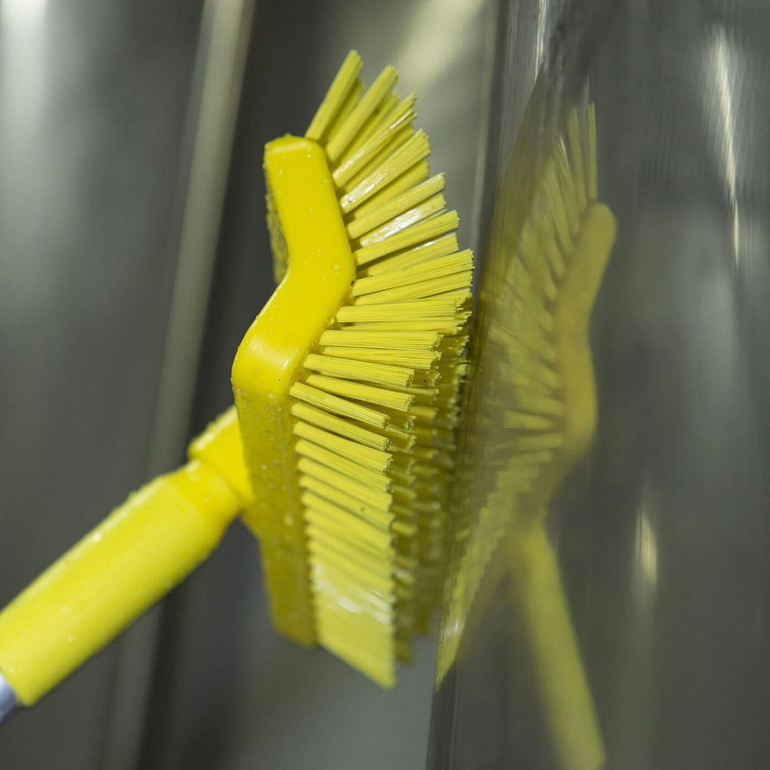 Vikan Brush High-Low Medium 10" PP/PBT Black One size Multi - Diamond Home USA