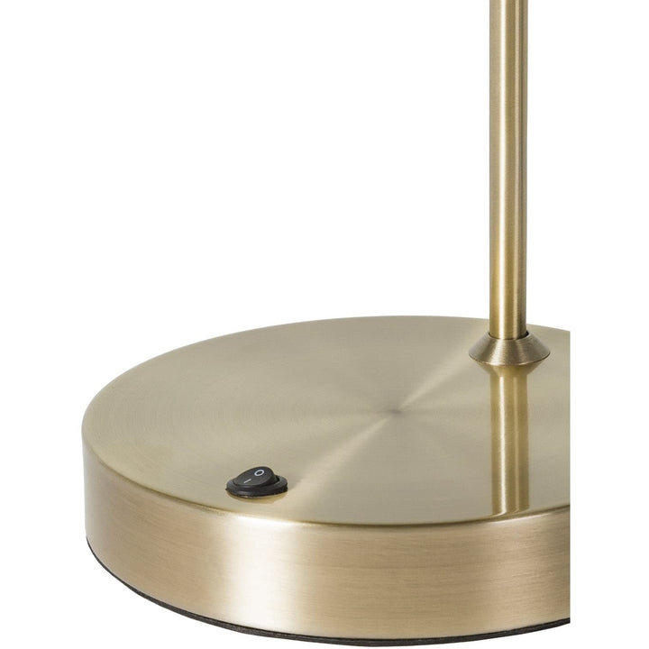 Sleek Brass-Plated Desk Lamp 20" h X 7" w 12" d Brass Modern Contemporary - Diamond Home USA