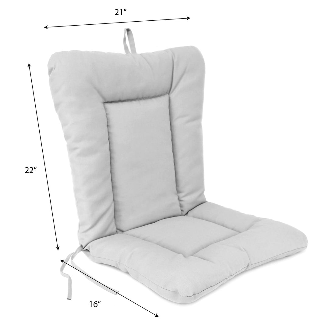 Jordan Manufacturing 21" x 38" Rectangular Outdoor Chair Cushion - 38'' L x 21'' Halsey Navy - Diamond Home USA