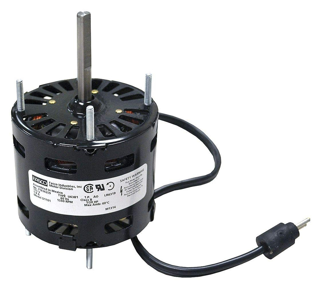 FASCO D1101 HVAC Motor OAO 1/20 HP 1500 rpm 115V