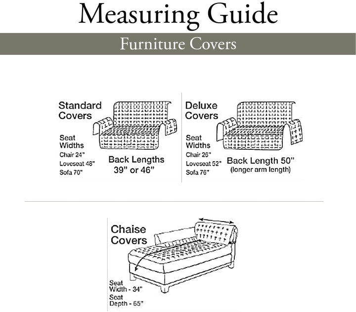 SureFit Deluxe Pet Sofa Cover Furniture Protector Plush Couch Pet Protector