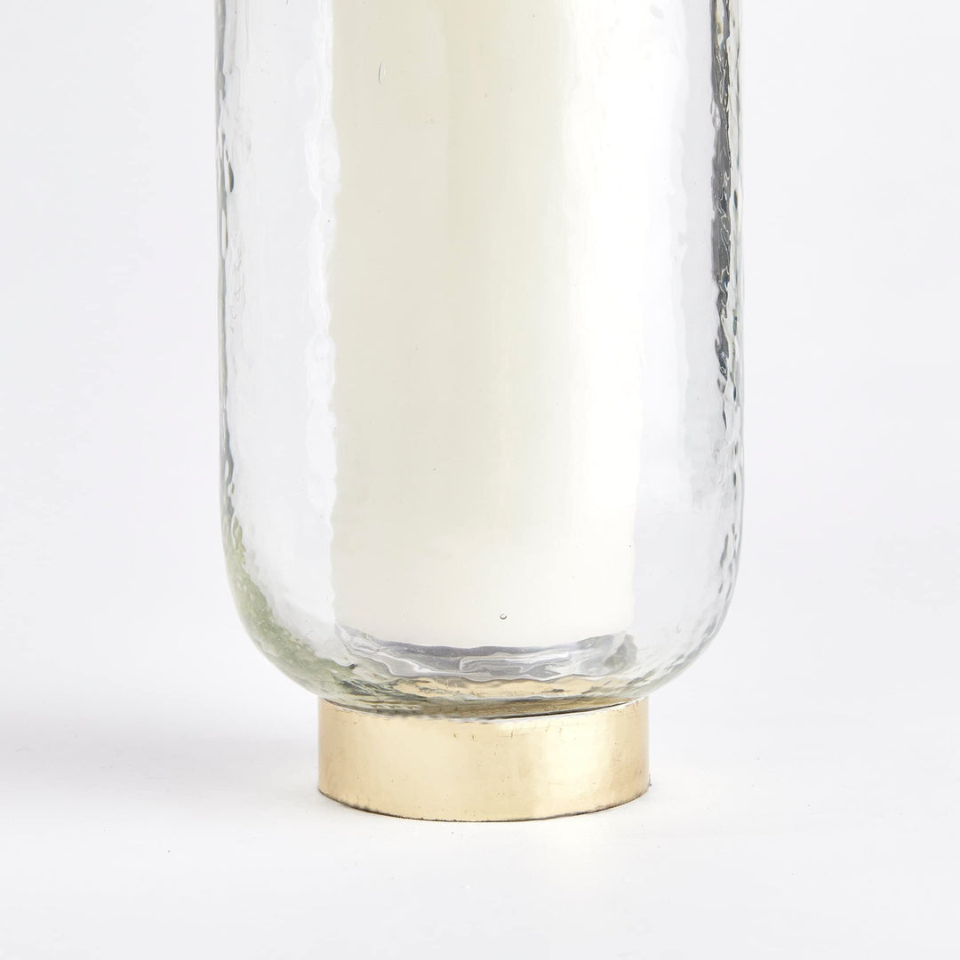 Hurricane Large Gold Glass - Diamond Home USA