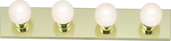 Nuvo SF77/189 Four Light Vanity 24 in 4 Brass-Polished/Cast