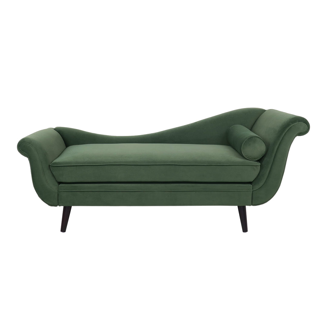 Christopher Knight Home Calvert Chaise Lounge Wood Sage Green + Dark Brown Sage Green+ Dark Brown