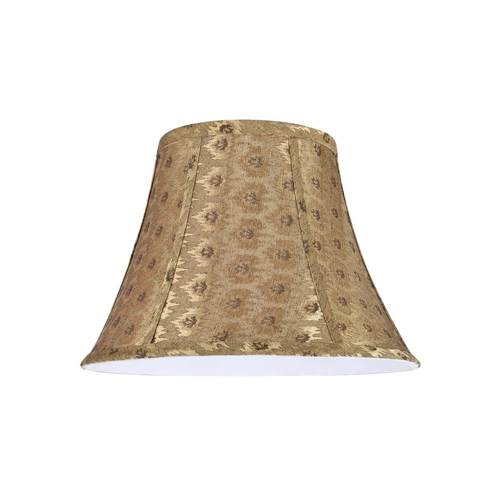 Bell Shape Spider Construction Lamp Shade In Pumpkin Gold (7" X 13" 9 1/2") - Diamond Home USA