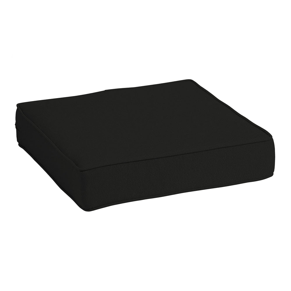 Arden Selections ProFoam Performance Outdoor Deep Seat Cushion 24 x 24 Onyx 24 L x 24 W - Onyx Black