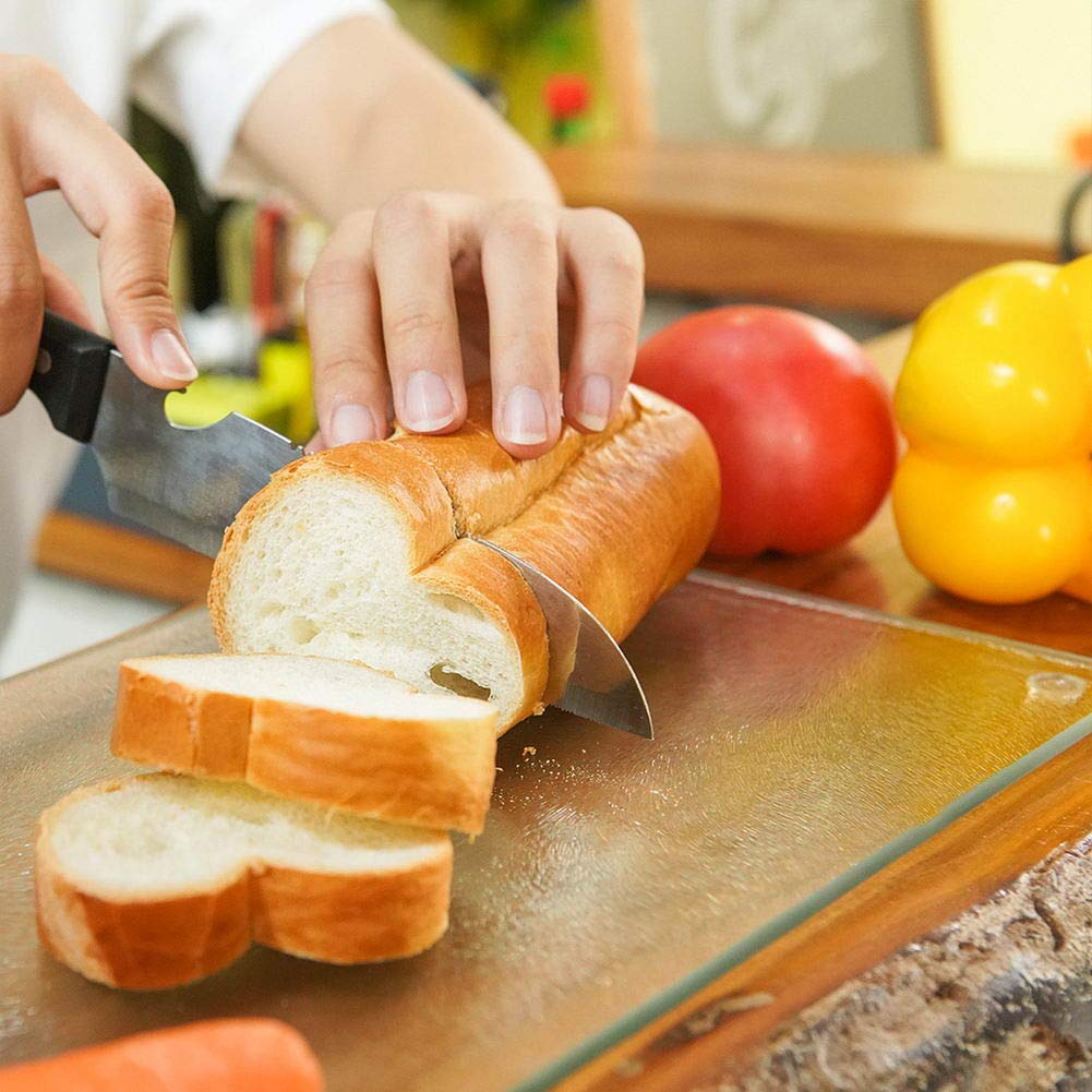 Chop-Chop Glass Cutting Board / Counter Saver 12"x15" - Diamond Home USA