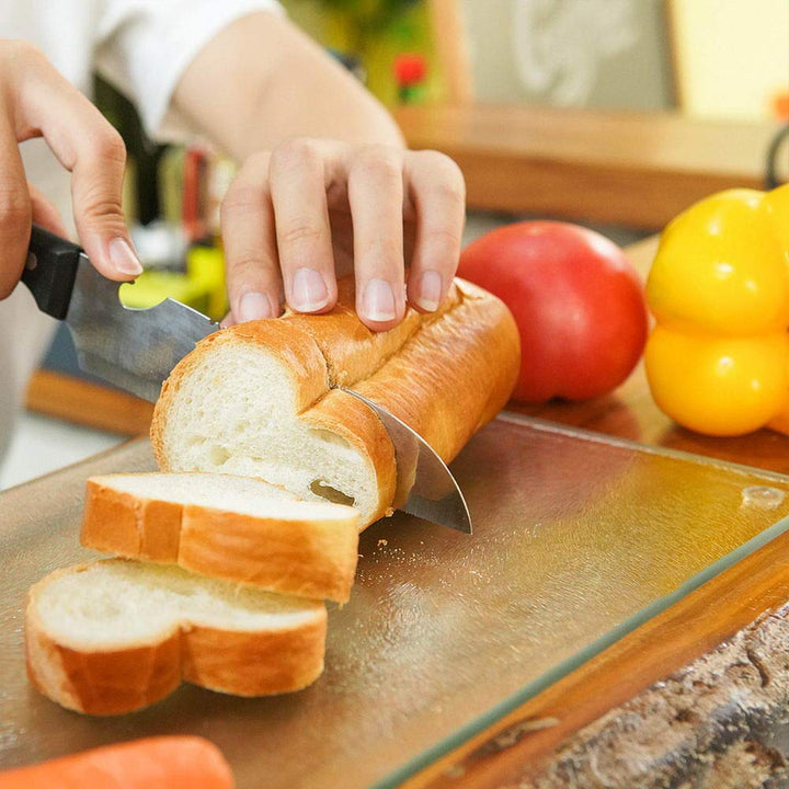 Chop-Chop Glass Cutting Board / Counter Saver 12"x15" - Diamond Home USA