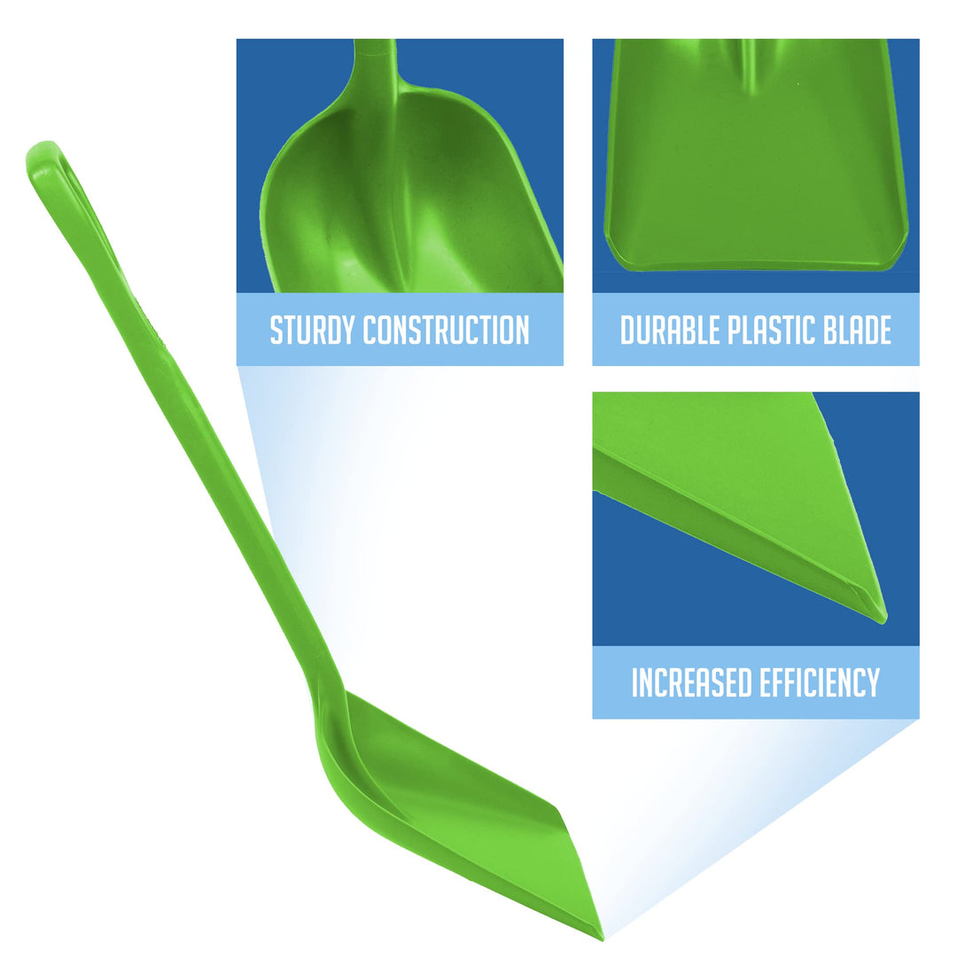 Remco 698177 Shovel One-Piece 11" PP Lime - Diamond Home USA