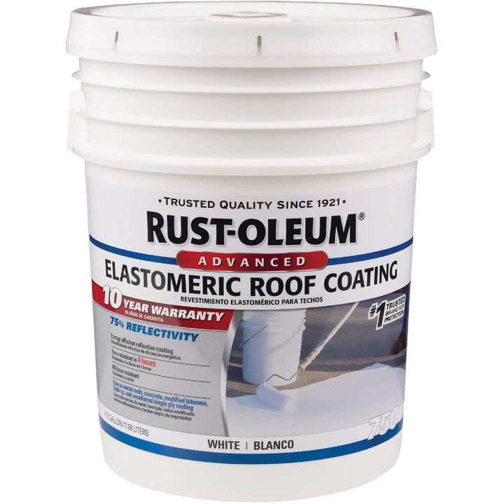 Rust-Oleum 301993 Roof Coating 5 Gallon (Pack of 1) White 128 Fl Oz