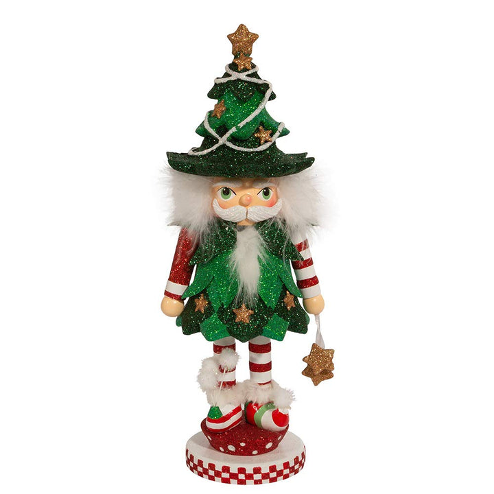 Kurt S. Adler HA0566 Hollywood Jolly Tree Christmas Hat Nutcracker Multi-Colored - Diamond Home USA