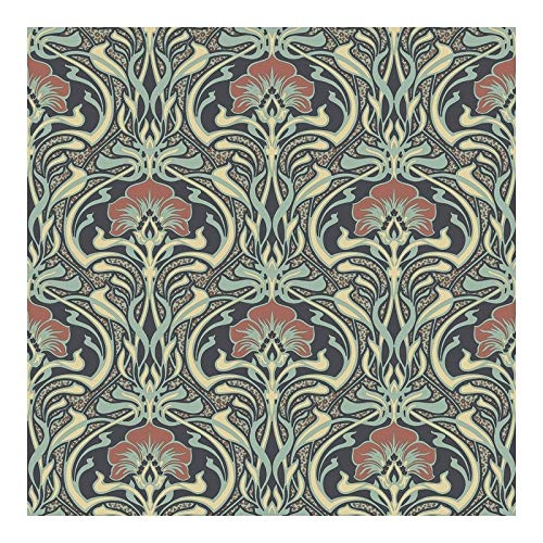Moss Floral Wallpaper 20.5 X Green Traditional Wildlife Paper Washable