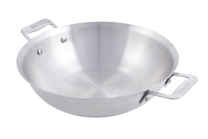 Bon Chef 60014 tainless teel Induction Bottom Cucina 10" tir Fry Pan with 2