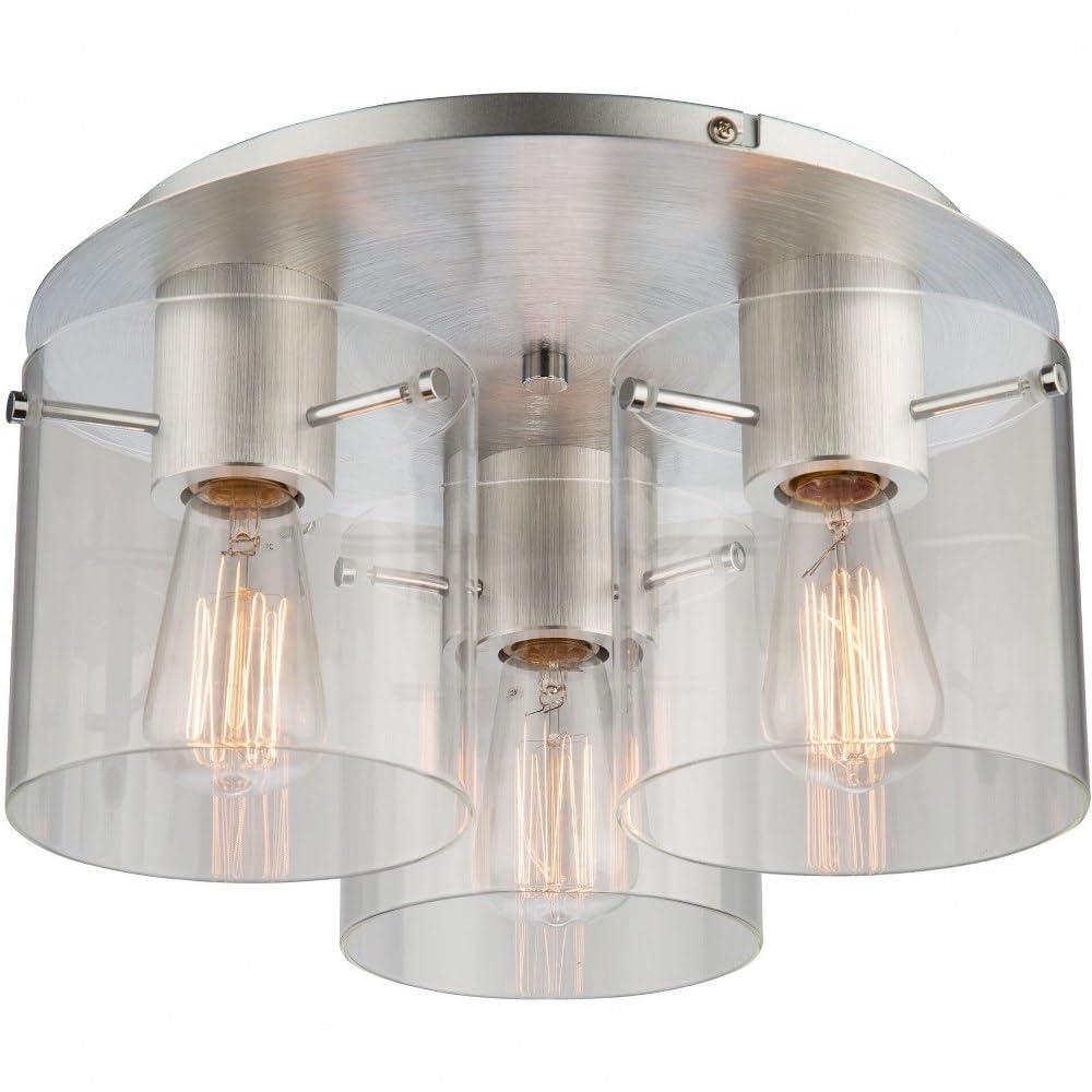 Artcraft AC11524SM Transtonal Three Lght Flush Mount from Henley collecton - Diamond Home USA