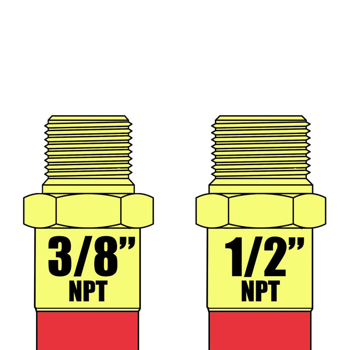 Reelcraft S601021-35 - 1/2" x 35 ft. Low Pressure Air/Water Hose - Diamond Home USA