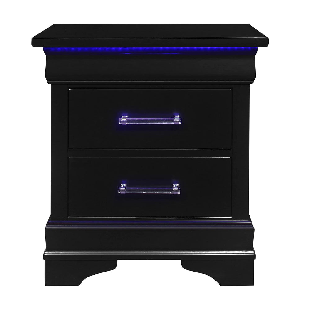 Global Furniture USA Blue Nightstand - Diamond Home USA