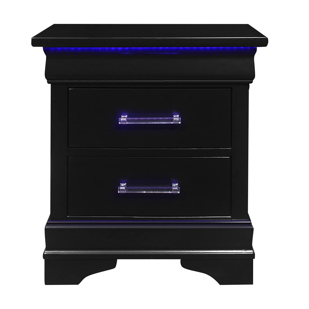 Global Furniture USA Blue Nightstand - Diamond Home USA